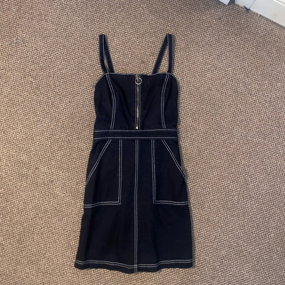 Vans black denim dress